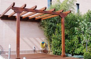 Madera y medidas para construir una pérgola de madera Pérgola de madera