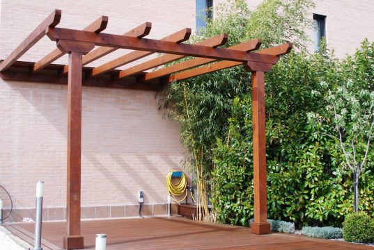 Pérgola de madera