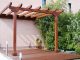 Cómo convertir una pérgola en un porche Pérgola de madera