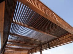 Cenador en madera