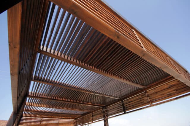 Cenador en madera