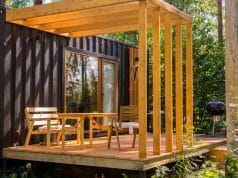 Construye tu propia pérgola de madera en el jardín Pérgola de madera sobre deck
